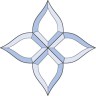 Бевелс AV297 (4 элемента) 222 х 222 мм