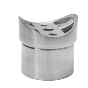 Наконечник седловина FOP-38.26 для трубы O38хO50.8 мм, GRIT 320, нержавейка/матовый