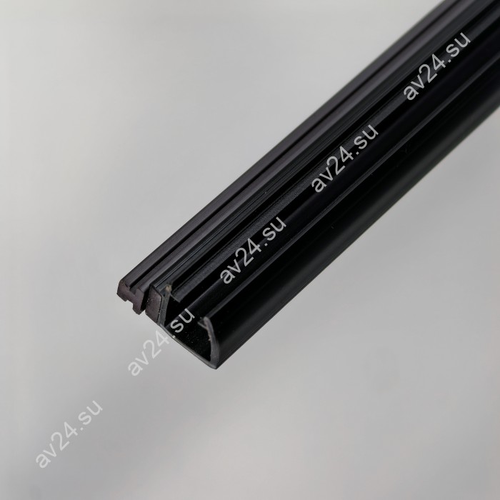 Уплотнитель FDPP-518.8 ПРЕМИУМ магнитный вставка в FDPA-56, черный, 2,5м, стекло 8 мм