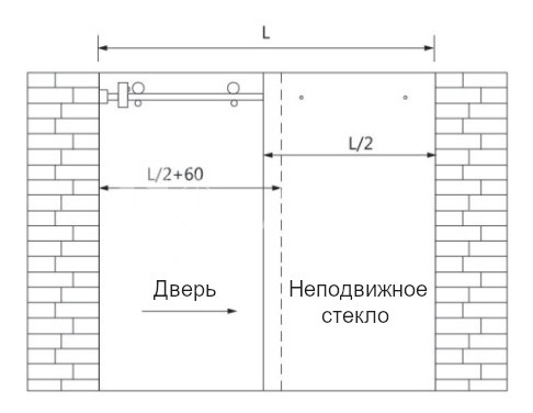 Раздвижная система Бета β FDS-2, цинк/хром