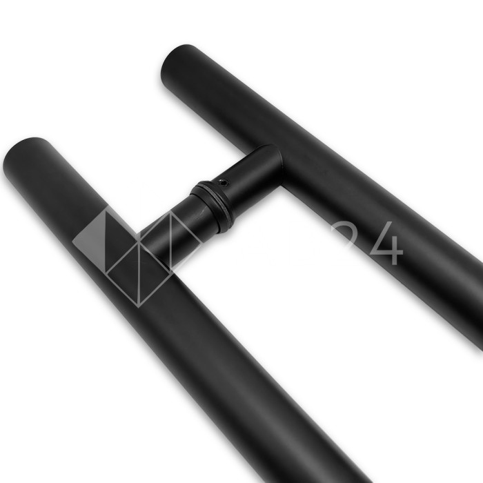 Ручка FKR-201 для стеклянных дверей 32x600х800 мм, нержавейка/черный