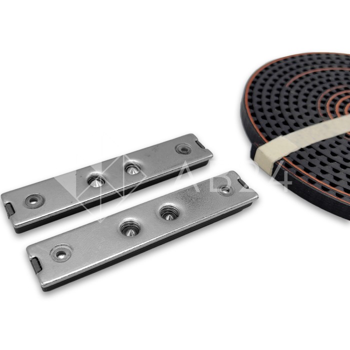 Раздвижная система FDS-20.31 телескопическая для четырех дверей, одна неподвижная 3+1, алюминий/анодированный