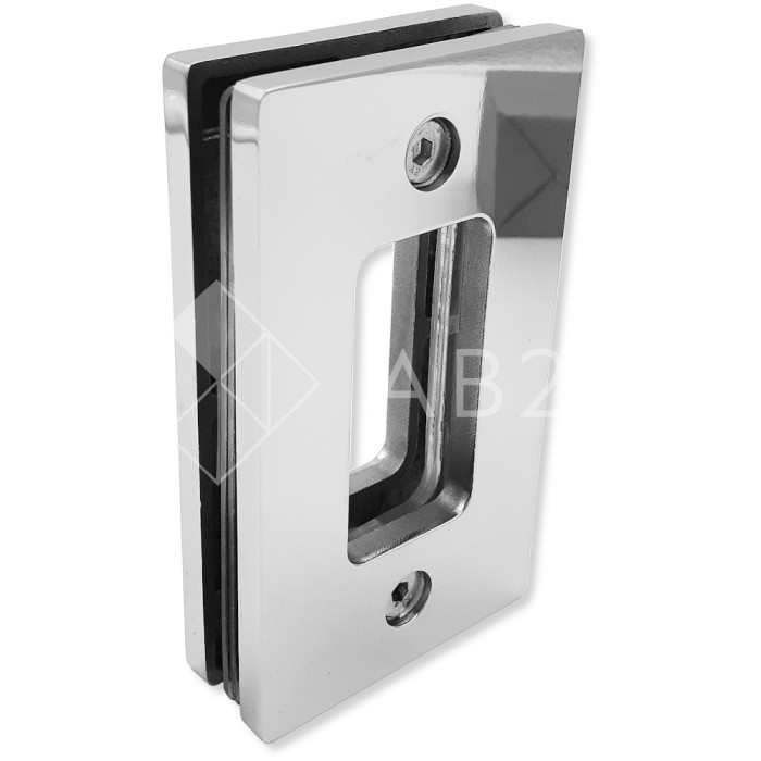 Ручка купе Дриада FDR-111.1, 122х70 прямоугольная, межосевое 90, нержавейка/полированный