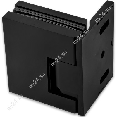 Петля Фурия FDP-240R стена-стекло 90° правая, с подъемным механизмом, латунь/черный