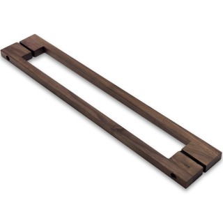 Ручка для сауны FDR-173, 20х20х600 мм, орех/бесцветный