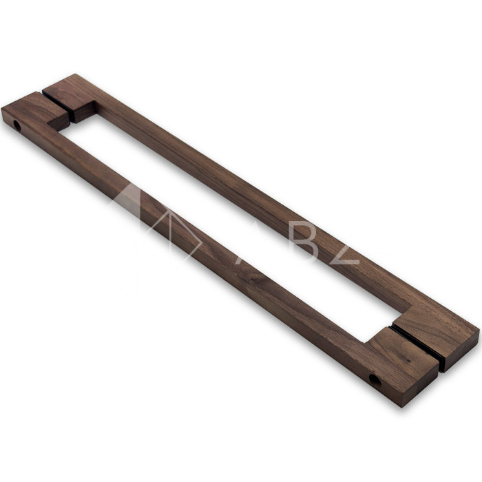 Ручка для сауны FDR-173, 20х20х600 мм, орех/бесцветный