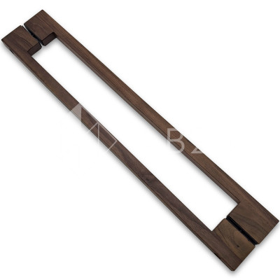 Ручка для сауны FDR-173, 20х20х600 мм, орех/бесцветный