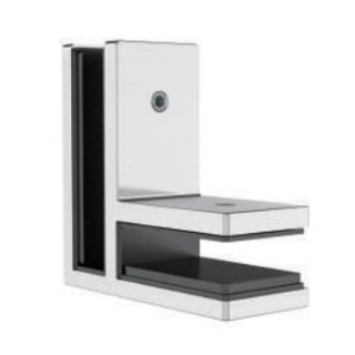 Крепление FKK-205, 70х70х30 мм стекло-стекло 90°, нержавейка/матовый