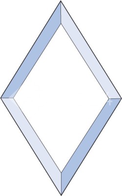 Бевелс AV41 ромб 125 х 200 мм