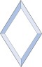 Бевелс AV41 ромб 125 х 200 мм