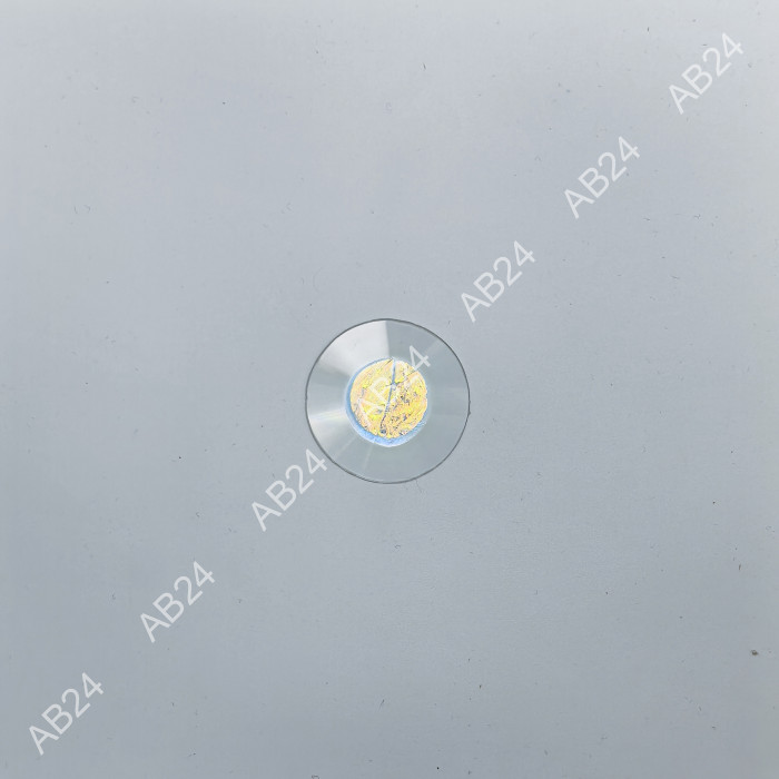 Бевелс AV302 дихроичный круг, 37 мм синий мороз