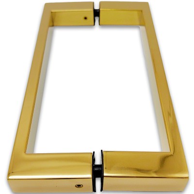 Ручка скоба FDR-76-DEF с дефектом 20х10х200 мм, нержавейка/золото