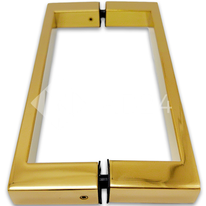 Ручка скоба FDR-76-DEF с дефектом 20х10х200 мм, нержавейка/золото