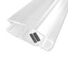 Уплотнитель FDPP-519.8 ПРЕМИУМ магнитный вставка в П-профиль, прозрачный, 2,5м, стекло 8 мм