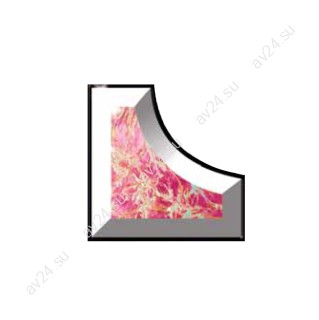 Бевелс AV225 дихроичный угловой 93 х 93 х 38 мм, синяя шиншилла