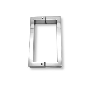 Ручка скоба FDR-77, 15х30х170х1.0 мм, нержавейка/полированный