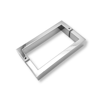 Ручка скоба FDR-77, 15х30х170х1.0 мм, нержавейка/полированный