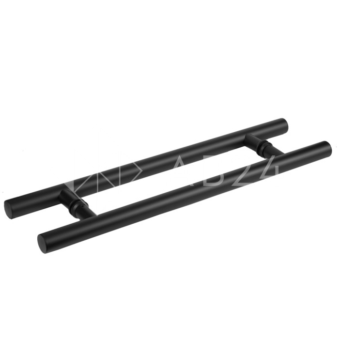 Ручка FKR-206 для стеклянной двери 32x400х600х1 мм, нержавейка/черный