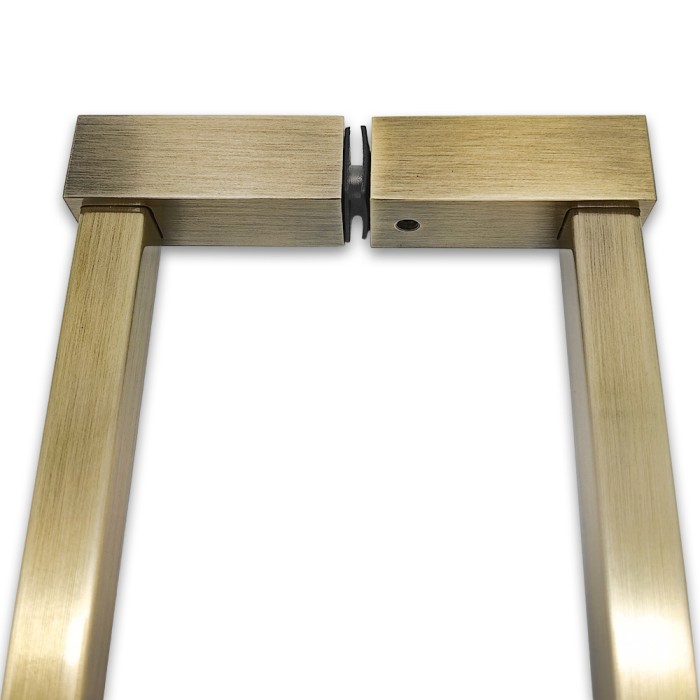 Ручка полотенцесушитель FDR-83-DEF с дефектом регулируемая, нержавейка/бронза