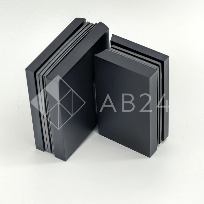 Петля Фурия FDP-242R стекло-стекло 180° правая, с подъемным механизмом, латунь/черный