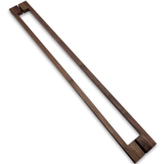 Ручка для сауны FDR-174, 20х20х1000 мм, орех/бесцветный