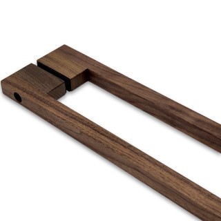 Ручка для сауны FDR-174, 20х20х1000 мм, орех/бесцветный