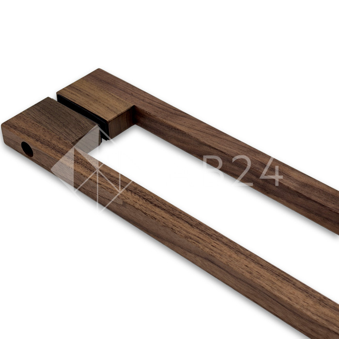 Ручка для сауны FDR-174, 20х20х1000 мм, орех/бесцветный