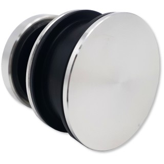 FDS-30-DEF SUS304/SSS: Ролик с креплением к стеклу с дефектом, нержавейка/матовый