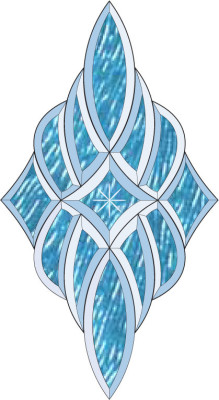 Бевелс AV299 (13 элементов) 283 х 519 мм