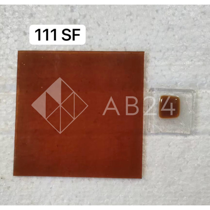 Стекло для фьюзинга 111SF (Китай), пол-листа - 78 х 48 см.