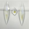 Бевелс AV305 дихроичный (3 элемента) 43 х 394 мм желтая шиншилла
