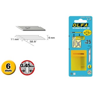 Сменные лезвия к универсальному ножу Olfa AK-1