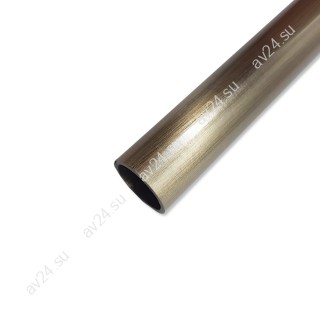 Труба FDT-152 с дефектом, 19х1,5 мм 2 м для душевой, нержавейка/бронза