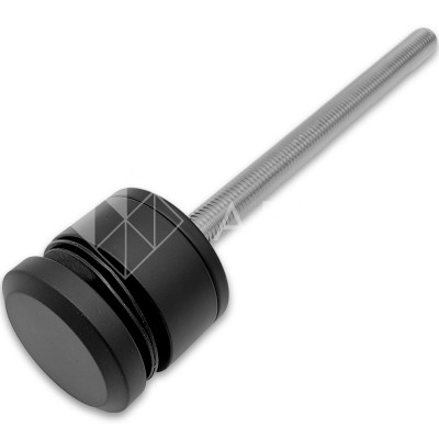 Стеклодержатель FKK-43, 10х26-36 мм Ø50 мм М12x1.75 для стекла, нержавейка/черный