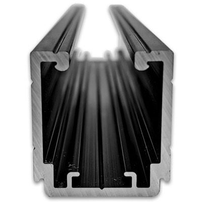 Трек FDS-171.4 для раздвижной системы FDS-17 длина 4 м, алюминий/черный