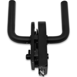 Замок сантехнический FMZ-32.1 для двери из стекла, с притвором, алюминий/черный