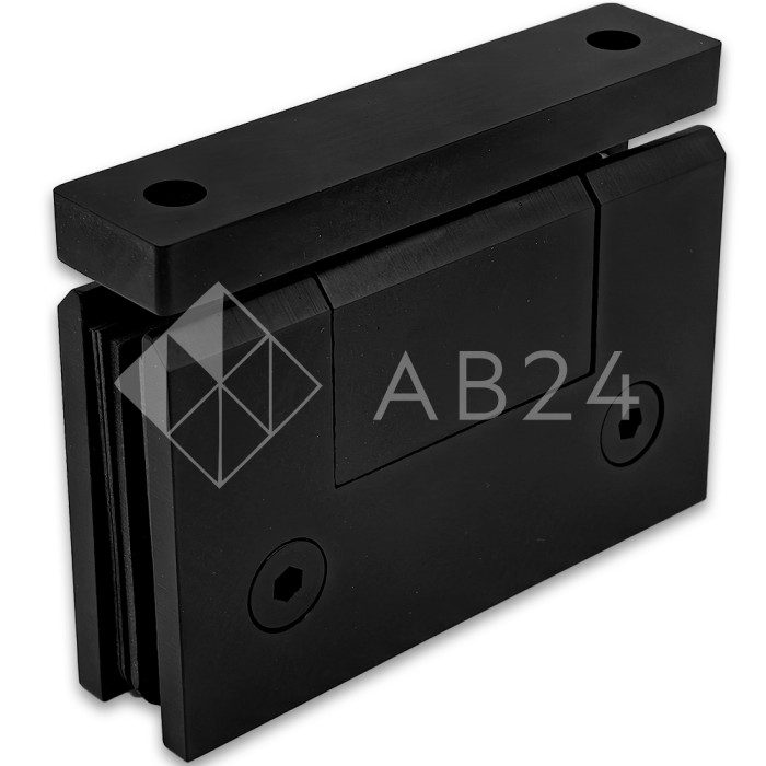 Петля Альфа FDP-17 поворотная 360°, нержавейка/черный