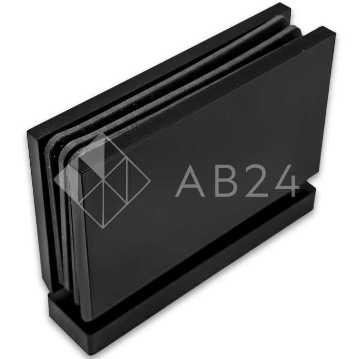 Петля Альфа FDP-17 поворотная 360°, нержавейка/черный