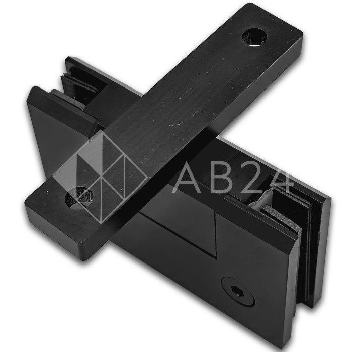 Петля Альфа FDP-17 поворотная 360°, нержавейка/черный