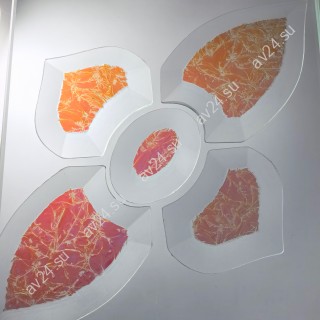 Бевелс AV42 дихроичный (5 элементов) 160 х 260 мм красный мороз