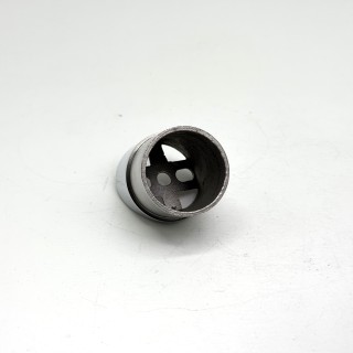 Наконечник седловина FOP-38.27 для трубы O38хO50.8 мм, GRIT 600, скос 30°, нержавейка/полированный