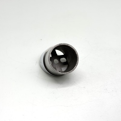 Наконечник седловина FOP-38.27 для трубы O38хO50.8 мм, GRIT 600, скос 30°, нержавейка/полированный