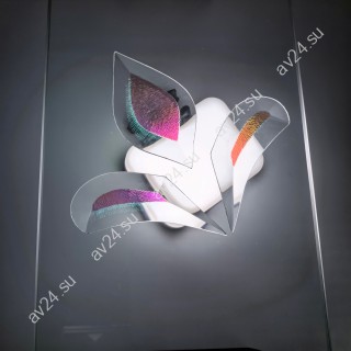 Бевелс AV235 дихроичный (3 элемента) 124 х 155 мм, красная шиншилла