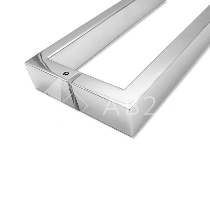 Ручка скоба FDR-78, 15х30х270х1.0 мм, нержавейка/полированный