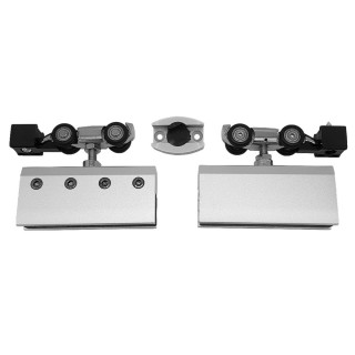 Раздвижная система Венера FDS-15 для стеклянных дверей, алюминий/анодированный