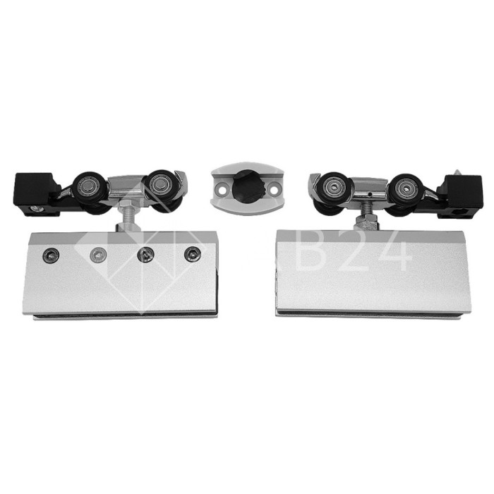 Раздвижная система Венера FDS-15 для стеклянных дверей, алюминий/анодированный