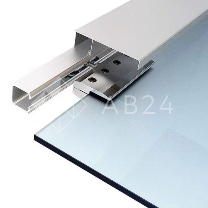 Раздвижная система Венера FDS-15 для стеклянных дверей, алюминий/анодированный