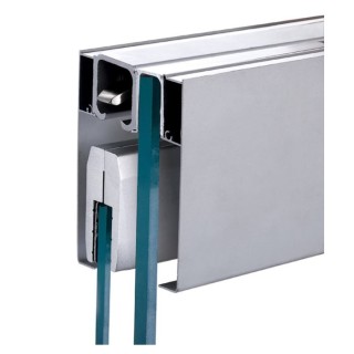Раздвижная система Венера FDS-15 для стеклянных дверей, алюминий/анодированный