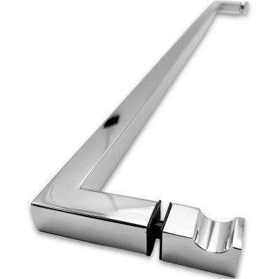 Ручка скоба FDR-706, 19х19х650х1.0 мм, нержавейка/полированный