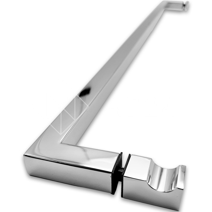 Ручка скоба FDR-706, 19х19х650х1.0 мм, нержавейка/полированный